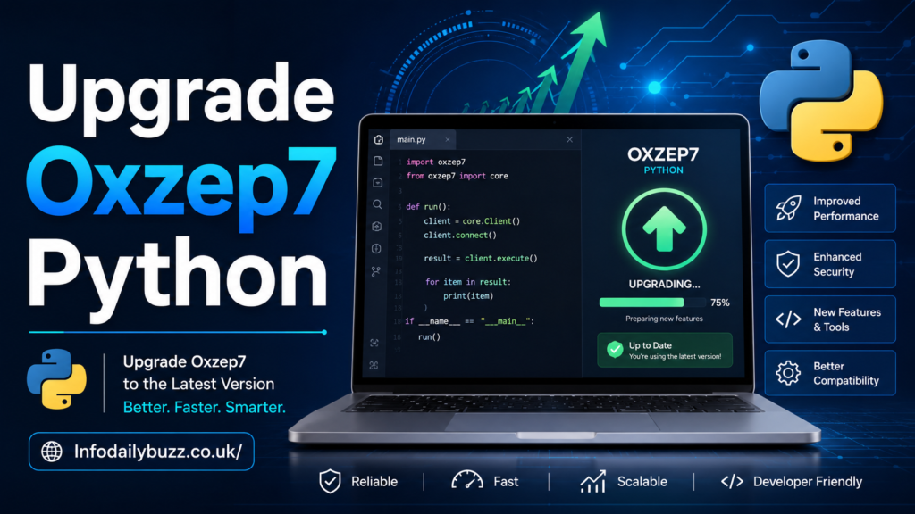Upgrade Oxzep7 Python